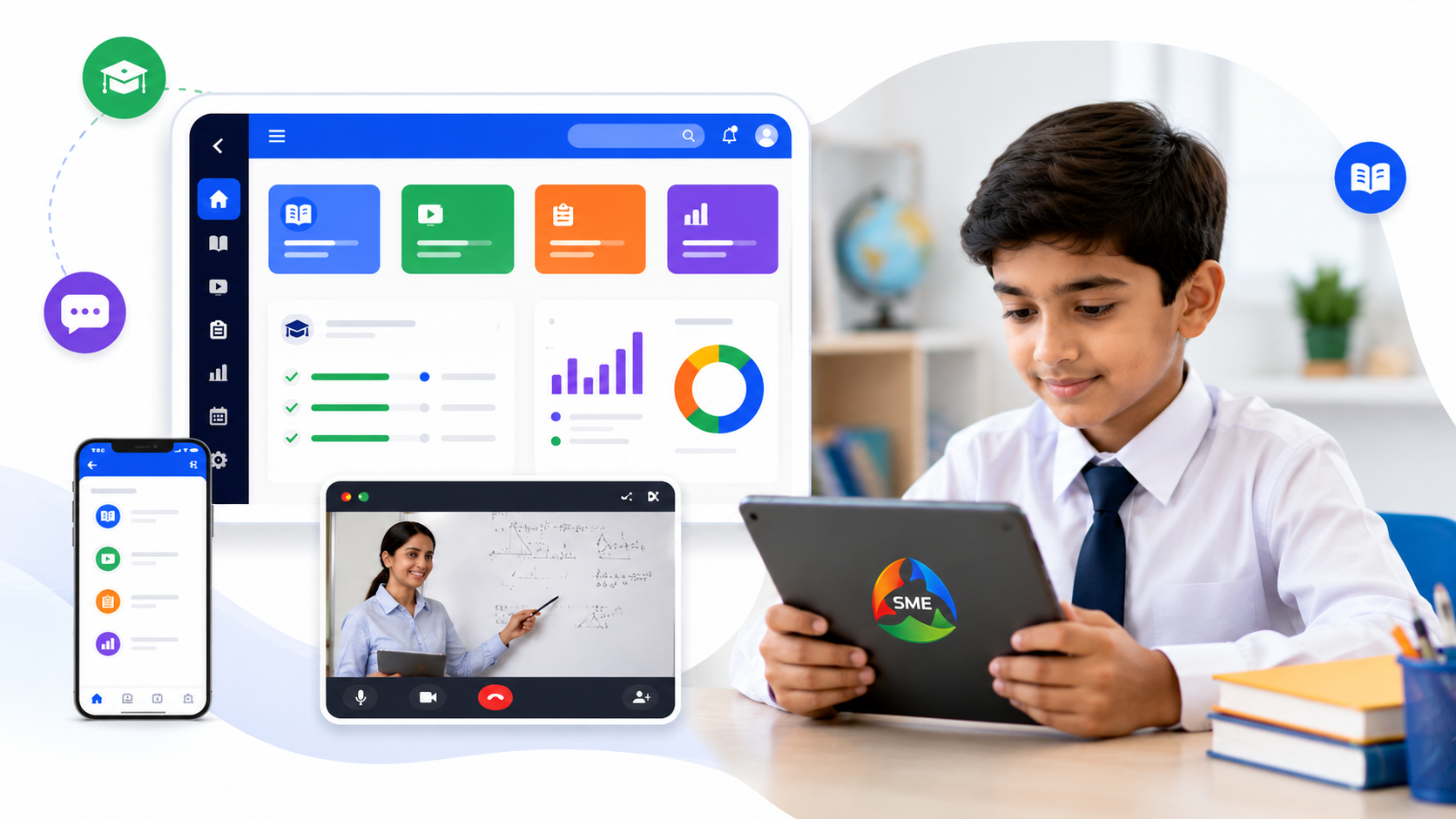 school modern erp
